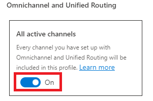 Profile Select Channel Profile Select Channel