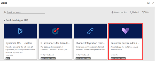 Customer Service admin center Customer Service admin center