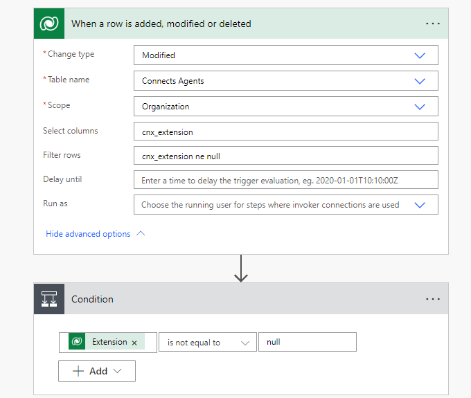 Delete extension from Connects Agent