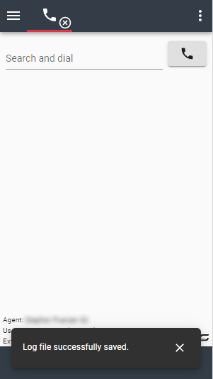 Logs Upload success Uploads logs success