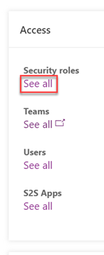 Power Platform Security Roles Power Platform Security Roles