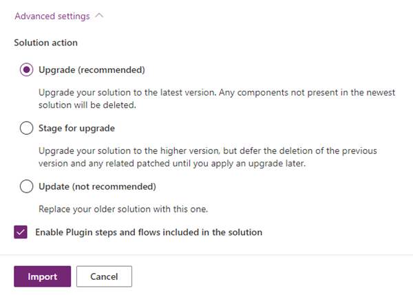 Advanced Settings Advanced Settings