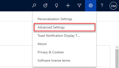 Advanced Settings Advanced Settings