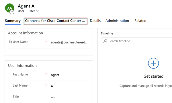 User CCC Configuration User CCC Configuration