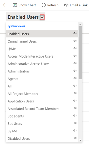 Users System Views Users System Views