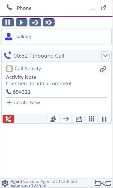 Recording Toolbar in pause state during a call Recording Toolbar in pause state during a call
