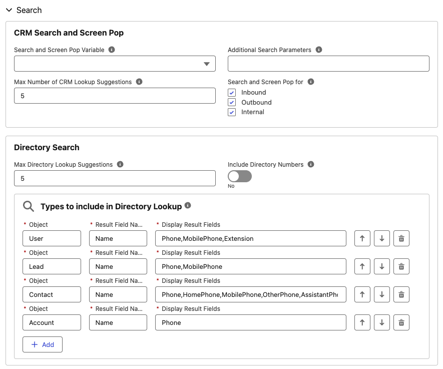 Configure Voice Search