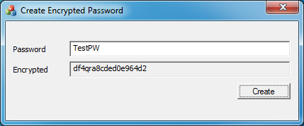 Create encrypted password