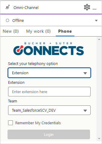Choose extention Choose extention
