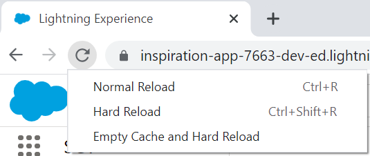 Empty cache and hard reload Empty cache and hard reload