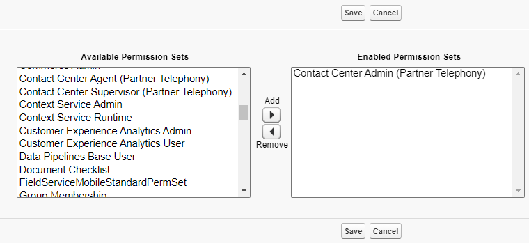 Assign Permission sets to User Assign admin permission sets