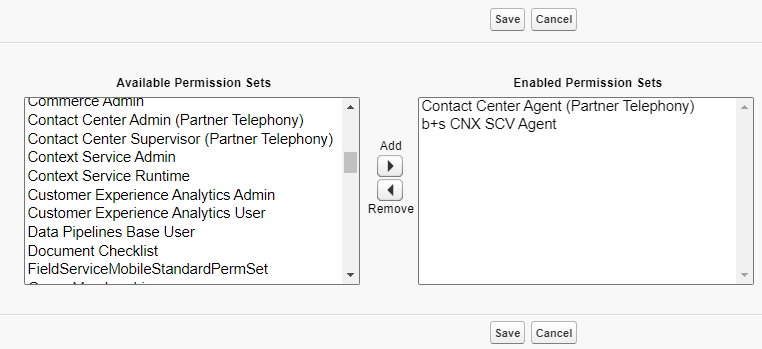 Assign Permission sets to User Assign agent permission sets