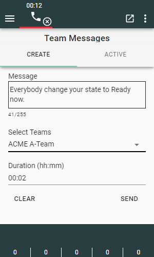 Create a new Team Message Create a new Team Message