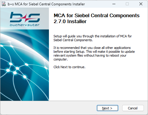 Central Components Install Welcome Central Components Install Welcome