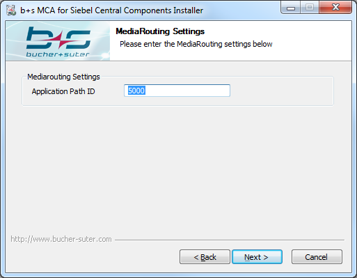 Central Components Install Media Routing