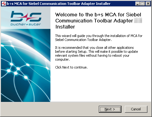 Communication Toolbar Adapter Upgrade Welcome