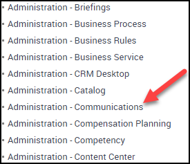 Administration Communications Administration Communications