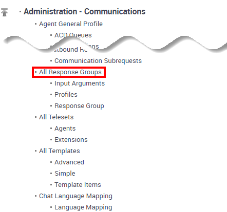 Siebel Web Configuration All Response Groups